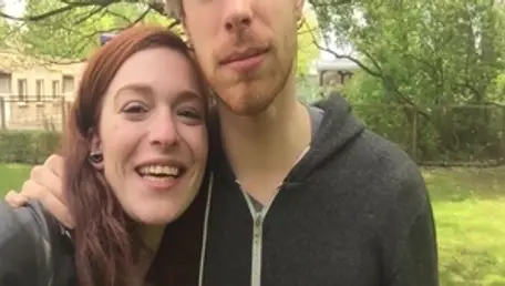 Nailed hard in park accompanied by amateur