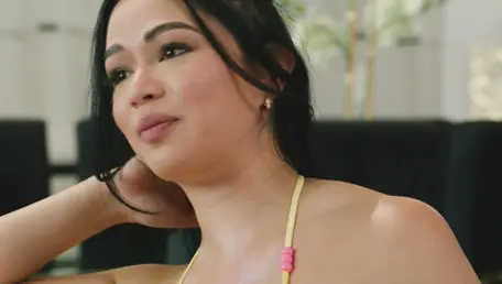 Milf Jordan takes a load of natural titty love